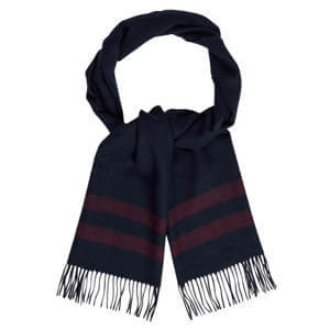 Gant Merino Wool Striped Woven Scarf